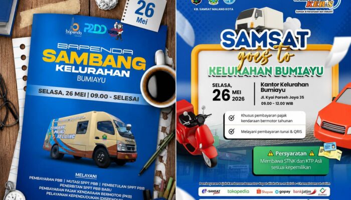 Kolaborasi Bapenda–Samsat Jemput Bola ke Warga, Bayar Pajak Kini Bisa di Kelurahan Bumiayu