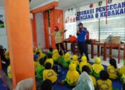Puluhan Anak TK Antusias Ikuti Edukasi Keselamatan dari Damkar Jombang