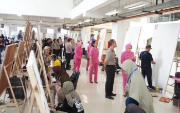 Hari Bhayangkara ke-80, Polresta Malang Kota Rangkul Seniman Lewat Lomba Mural di MCC