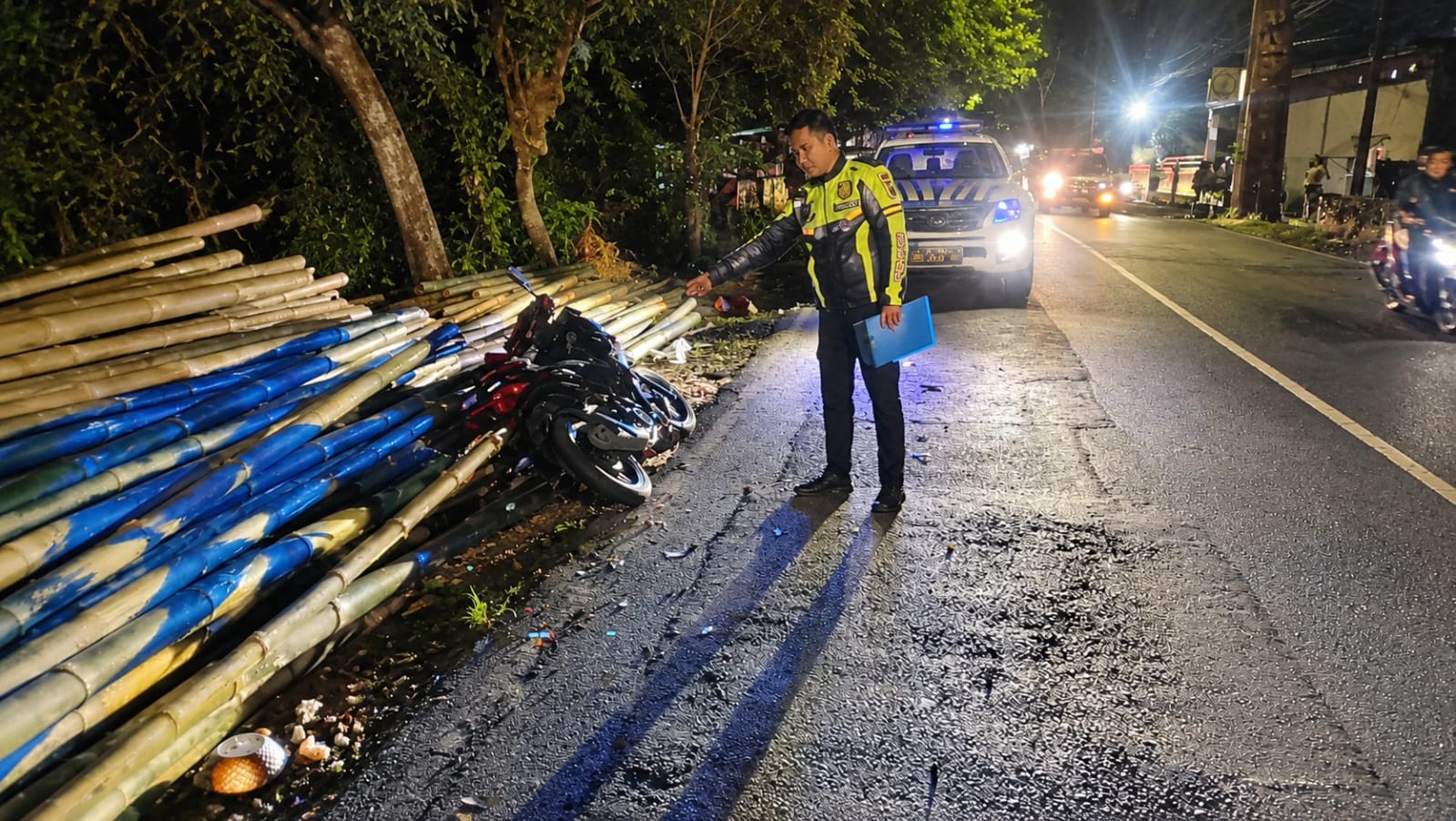 Mahasiswa Tewas di Tempat, Honda Beat Tabrakan dengan Pick Up di Kepanjen