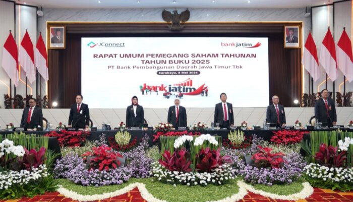 Gelar RUPST, Bank Jatim Bagikan Dividen Rp850 Miliar dan Rombak Pengurus
