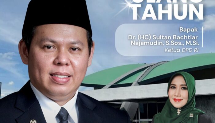 Lia Istifhama Doakan Ketua DPD RI Sultan Najamudin di Hari Ulang Tahun