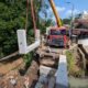 Box Culvert Jembatan Penghubung Dua Desa di Jember Dipasang