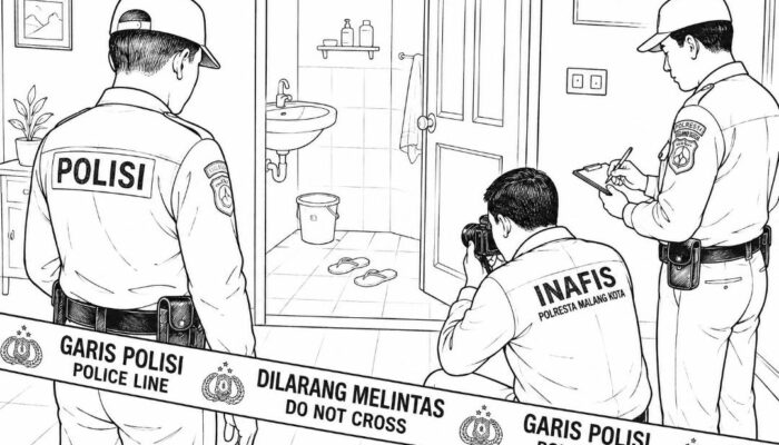 Seorang Pelajar SMP di Kota Malang Ditemukan Meninggal di Kamar Mandi