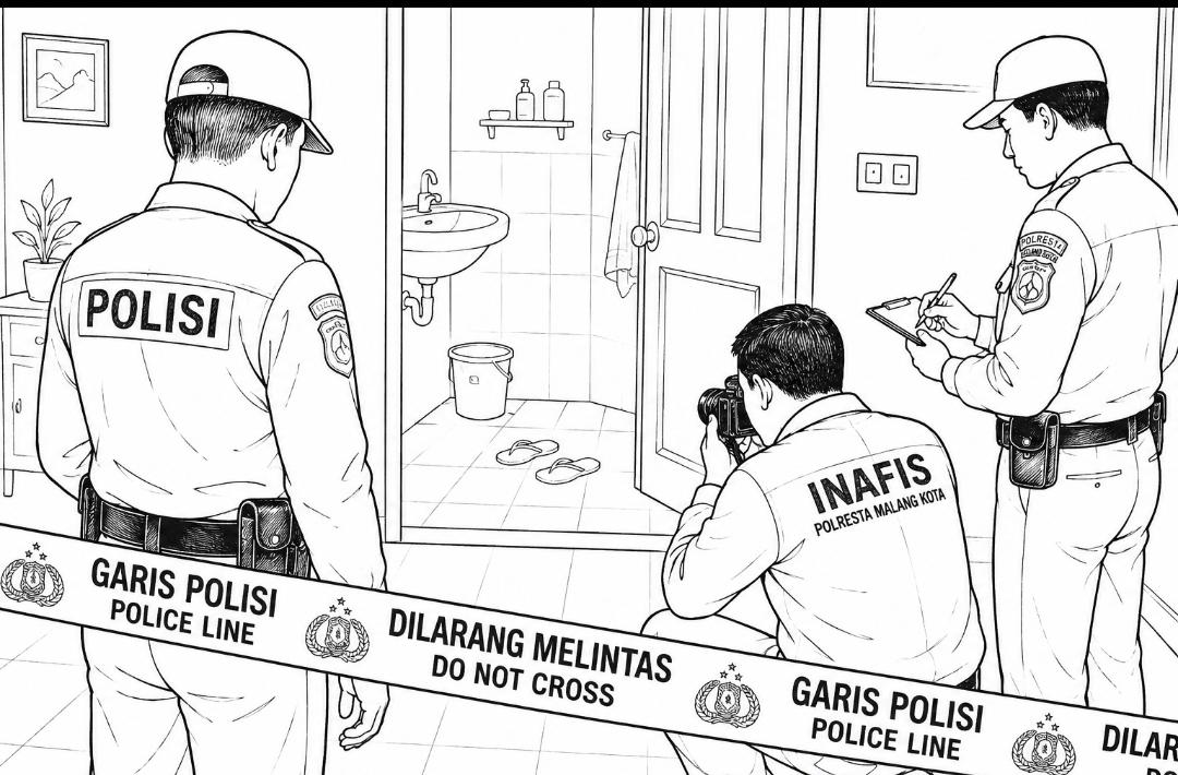 Seorang Pelajar SMP di Kota Malang Ditemukan Meninggal di Kamar Mandi