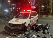 Mahasiswa Terluka Usai Terlibat Tabrakan dengan Ambulans di Depan RSSA Malang