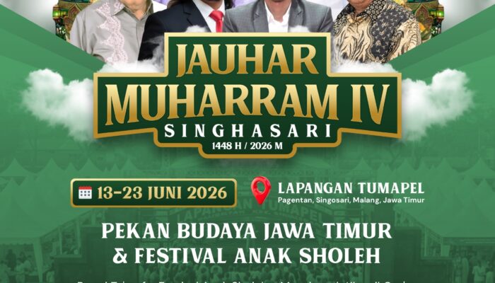 Jauhar Muharram Singhasari Bangkit Setelah 32 Tahun, Siap Jadi Perhelatan Akbar Islam dan Budaya Jawa Timur