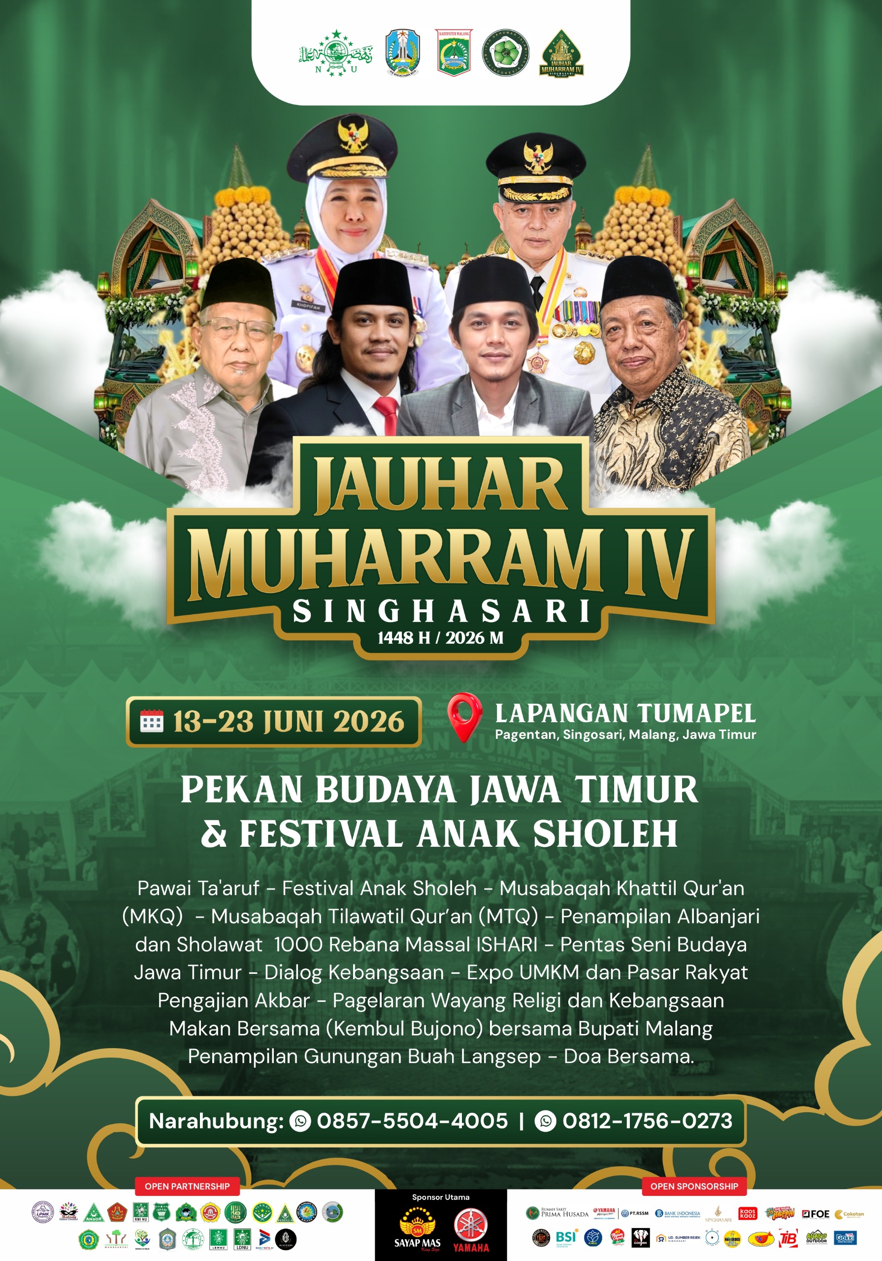 Jauhar Muharram Singhasari Bangkit Setelah 32 Tahun, Siap Jadi Perhelatan Akbar Islam dan Budaya Jawa Timur