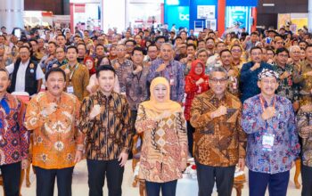 Gubernur Khofifah Buka Expo Konstruksi dan Kukuhkan Forum Jasa Konstruksi Jatim 2026