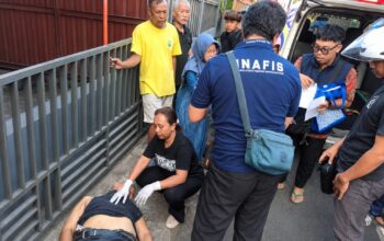 Dugaan Serangan Jantung, Lansia Bunulrejo Meninggal Mendadak di Ruas Jalan Hamid Rusdi
