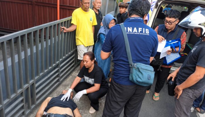 Dugaan Serangan Jantung, Lansia Bunulrejo Meninggal Mendadak di Ruas Jalan Hamid Rusdi