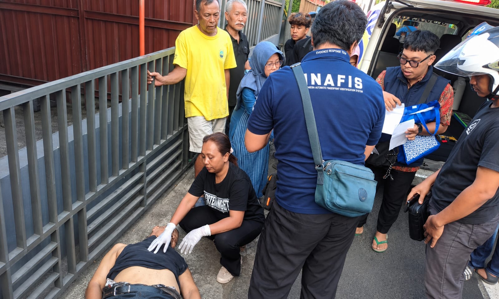 Dugaan Serangan Jantung, Lansia Bunulrejo Meninggal Mendadak di Ruas Jalan Hamid Rusdi