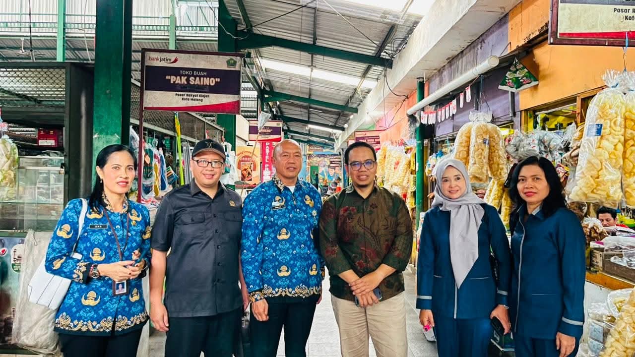 Komisi B DPRD Kota Malang Turun Langsung ke Pasar Klojen, Bayu Rekso Aji Dorong Penataan Berbasis Kondisi Riil