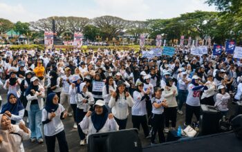 Ribuan Warga Malang Turun Jalan Kawal Program Makan Bergizi Gratis