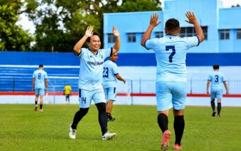 Ali Muthohirin Borong Dua Gol, Tim ASN Kota Malang Libas Tulungagung 7-0 di Stadion Gajayana