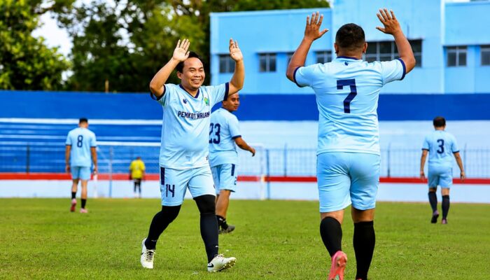 Ali Muthohirin Borong Dua Gol, Tim ASN Kota Malang Libas Tulungagung 7-0 di Stadion Gajayana