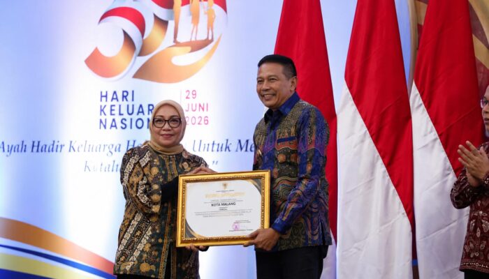 Hari Keluarga Nasional 2026, Kota Malang Raih Penghargaan Provinsi Jatim