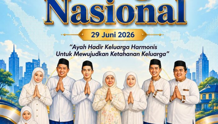 Hari Keluarga Nasional Ke-33 Tahun 2026, Gubernur Khofifah Ajak Perkuat Ketahanan Keluarga melalui Kehadiran Ayah dan Kolaborasi Pengasuhan