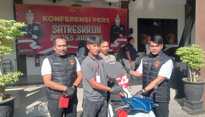 Polres Jombang Ringkus Komplotan Curanmor, Keramaian Sound Horeg Jadi Sasaran