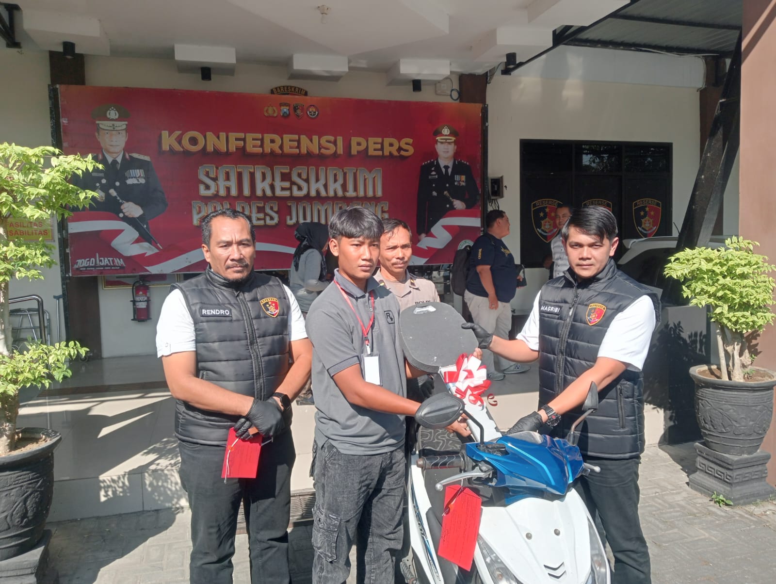 Polres Jombang Ringkus Komplotan Curanmor, Keramaian Sound Horeg Jadi Sasaran