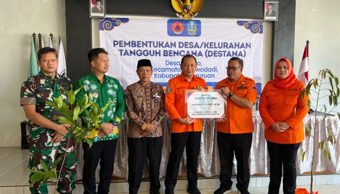 BPBD Jatim Bentuk Desa Tangguh Bencana di Gerbo Pasuruan, Perkuat Kesiapsiagaan Warga Hadapi Risiko Bencana