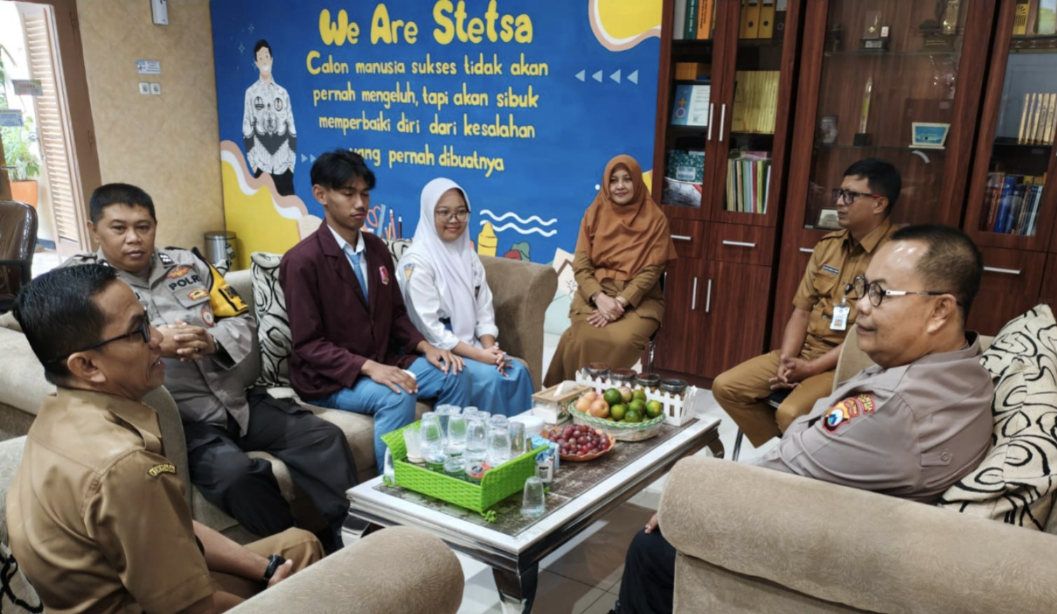 Kapolsek Klojen Turun ke Sekolah, Ingatkan Bahaya Judi Online hingga Krisis Mental Pelajar