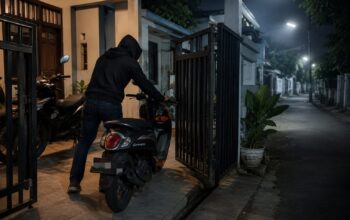 Scoopy Milik Karyawan Swasta Raib Saat Ditinggal Salat Subuh, Polresta Malang Kota Selidiki Pelaku