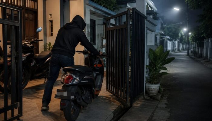 Scoopy Milik Karyawan Swasta Raib Saat Ditinggal Salat Subuh, Polresta Malang Kota Selidiki Pelaku