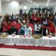 Nobar Piala Dunia Meriahkan MPP Ramayana, Disnaker PMPTSP Kota Malang Sulap Ruang Pelayanan Jadi Arena Kebersamaan