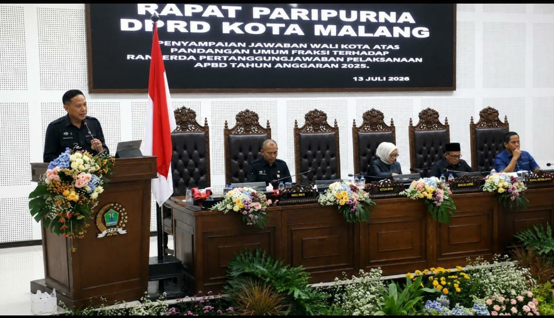 Jawab Sorotan Fraksi DPRD, Wali Kota Malang Beberkan Strategi PAD Berkelanjutan