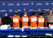 Polresta Malang Kota Bongkar Jaringan Narkotika Lintas Provinsi, 3,2 Kg Sabu dan 2.480 Butir Ekstasi Gagal Beredar