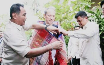 Wabup Nisel Dampingi Gubernur Sumut Sambut Kedatangan Dubes Prancis Di Hotel Baga