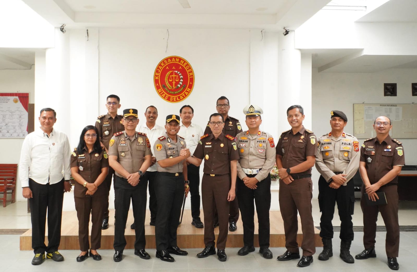 Perkuat Sinergi dan Solidaritas, Kapolres Nisel Jalin Silaturahmi Ke Kejaksaan