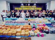 Polda Sumut Ungkap 3.865 Kasus Narkoba dalam Enam Bulan, Sita 5,3 Ton Barang Bukti