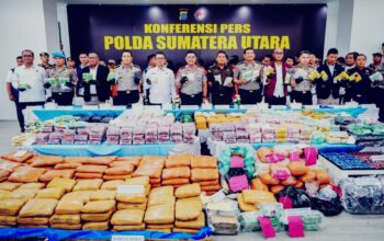 Polda Sumut Ungkap 3.865 Kasus Narkoba dalam Enam Bulan, Sita 5,3 Ton Barang Bukti