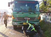 Truk Rem Blong Tabrak 3 Motor dan 4 Pejalan Kaki di Jogoroto Jombang, 2 Meninggal