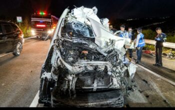 Liburan Keluarga Berakhir Duka, Tiga Tewas dan Lima Luka dalam Kecelakaan Maut Hiace vs Truk di Tol Malang–Pandaan