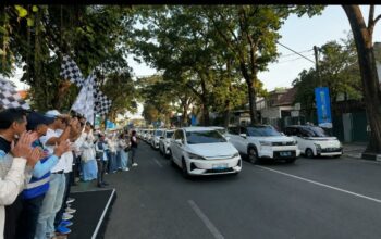 Kota Malang Tancap Gas Menuju Energi Bersih, Wali Kota Lepas Parade Kendaraan Listrik