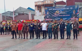 Polres Nisel Gelar Upacara Peringatan Hari Bhayangkara ke-80