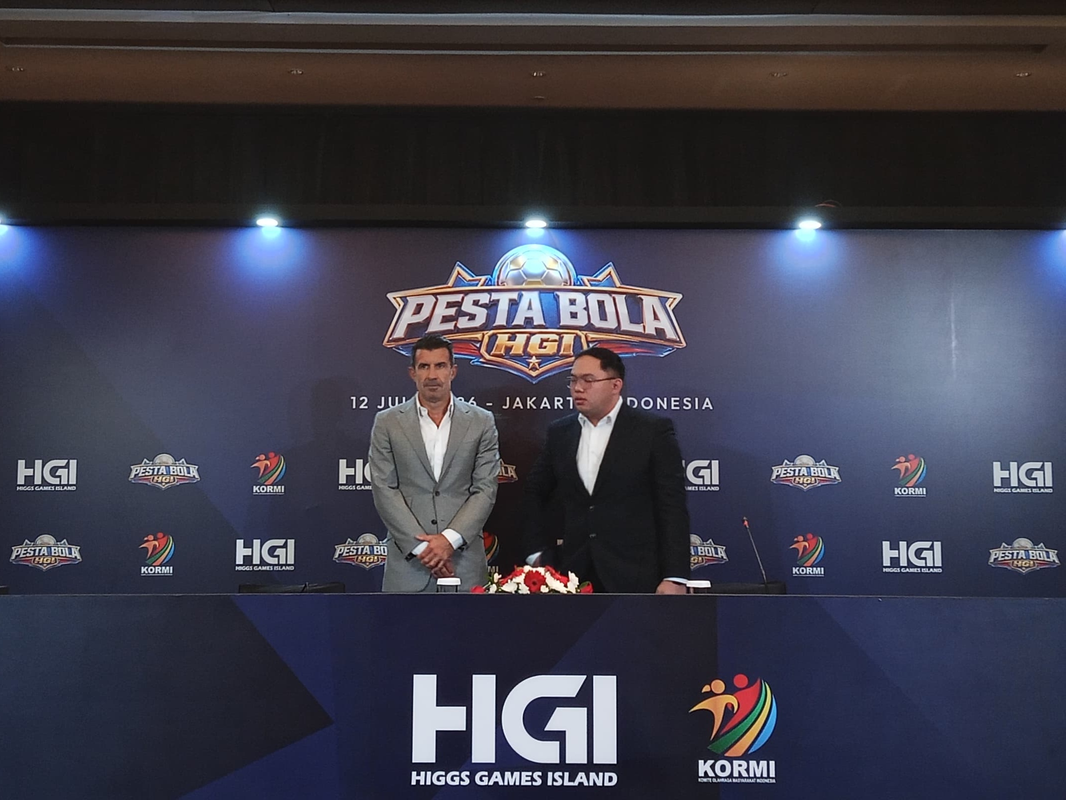 Legenda Sepak Bola Luís Figo Antusias Maksimal di Pesta Bola HGI 2026 dengan Dukungan KORMINAS
