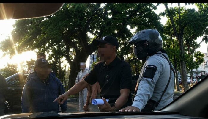 Diduga Debt Collector Hadang Pengendara di Jalan Borobudur Kota Malang, Rekaman Video Viral di Media Sosial