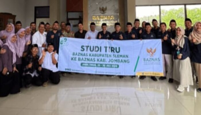 Baznas Jombang Terima Kunjungan Baznas Sleman, Bahas Tata Kelola SDM hingga Fundraising ZIS