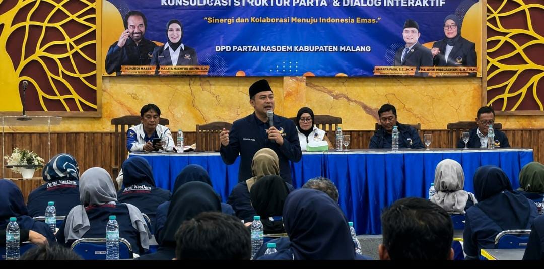 Amarta Fasa Tegaskan Konsolidasi NasDem Kabupaten Malang untuk Cetak Kader Berintegritas dan Solutif