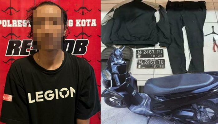 Kurang Sepekan, Resmob Polresta Malang Kota Bekuk Pelaku Curanmor di Kawasan Kos, Motor Pelajar Asal Sumenep Berhasil Diamankan