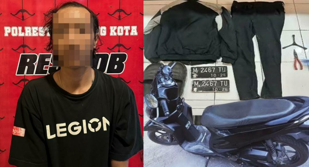 Kurang Sepekan, Resmob Polresta Malang Kota Bekuk Pelaku Curanmor di Kawasan Kos, Motor Pelajar Asal Sumenep Berhasil Diamankan