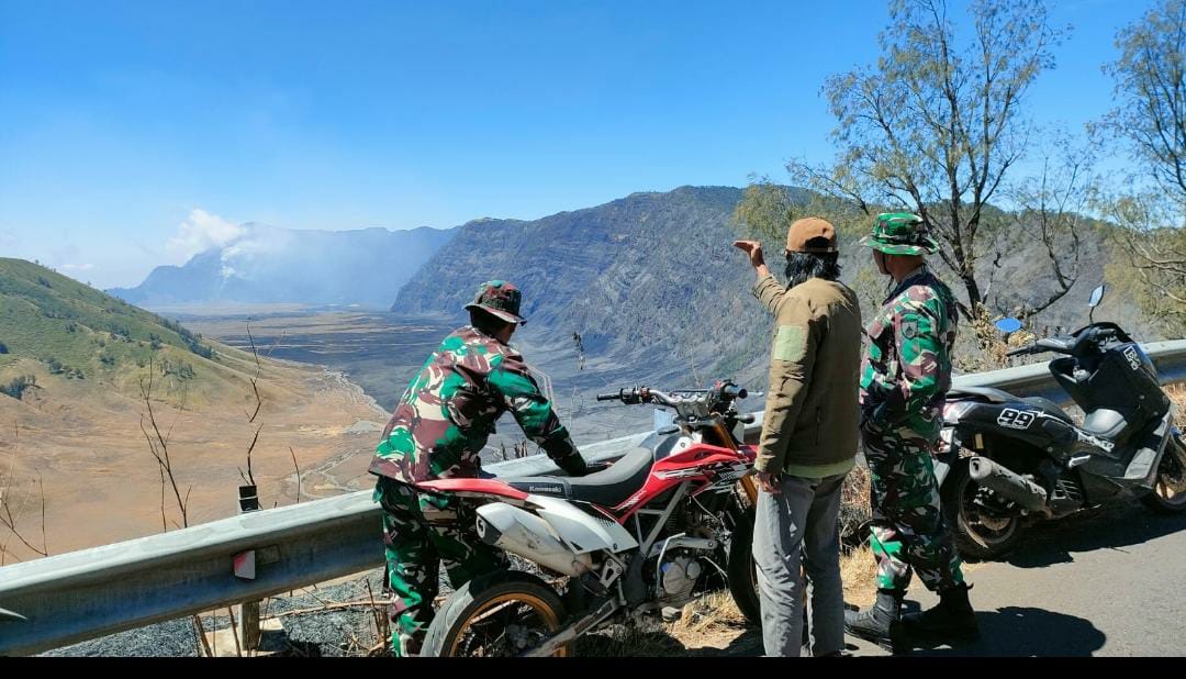 Karhutla TNBTS Belum Tuntas, Kodim 0818 Perketat Pengawasan di Jemplang