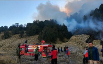 Hari Keenam Karhutla TNBTS, Blok Bantengan-Cemoro Anget Kondusif, Tiga Helikopter BPBD Masih Dikerahkan
