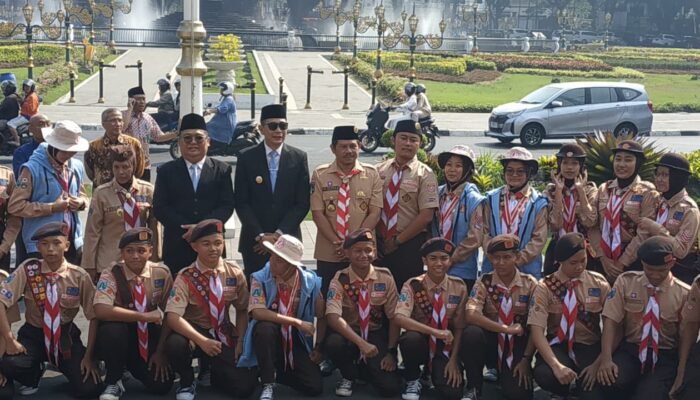 Bawa Nama Malangkuçeçwara, 32 Pramuka Penggalang Siap Tempur di Jamnas XII