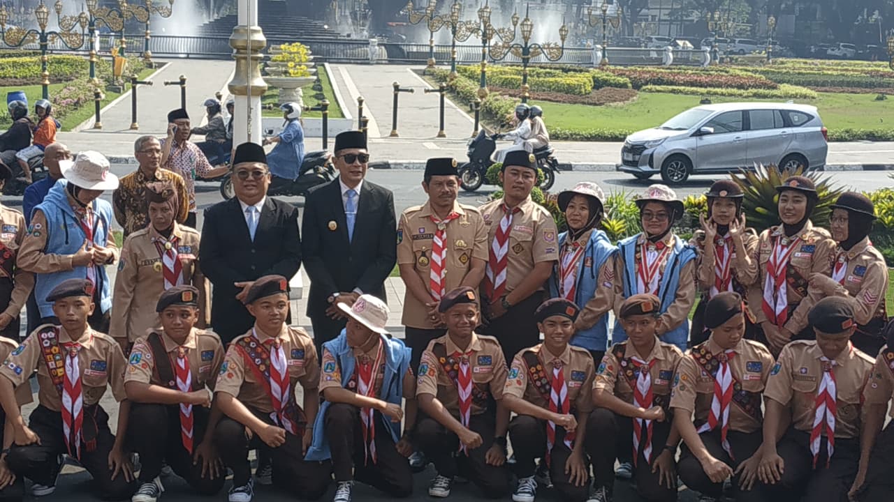 Bawa Nama Malangkuçeçwara, 32 Pramuka Penggalang Siap Tempur di Jamnas XII