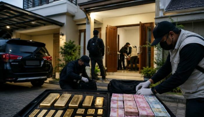 KPK Geledah Rumah Pemeriksa Pajak di Malang, Sita 1,3 Kg Emas dan Rp100 Juta